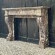 Charles X fireplace in Waulsort marble, early 19th century