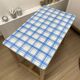 Farmhouse table with enamelled metal top