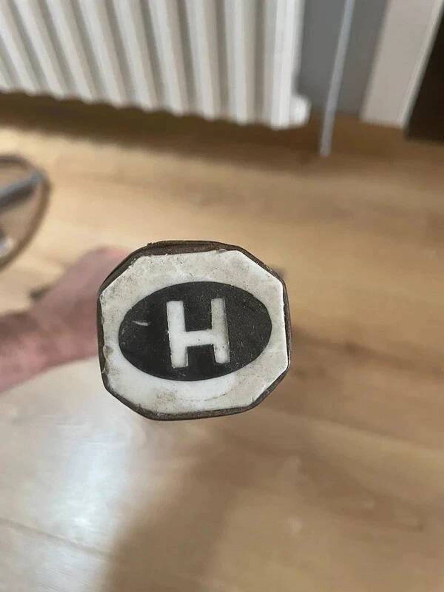 Vintage tennis racket La Hutte