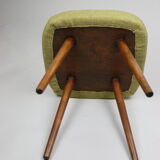 Vintage yellow stool, 1970