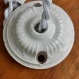 Vintage glass suspension Clichy