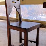 Massive wooden chair