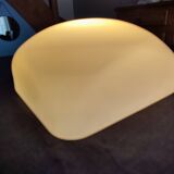 Large square ceiling/wall light in vintage opaline