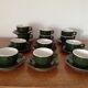 Lot de 5 tasses bistrot vertes