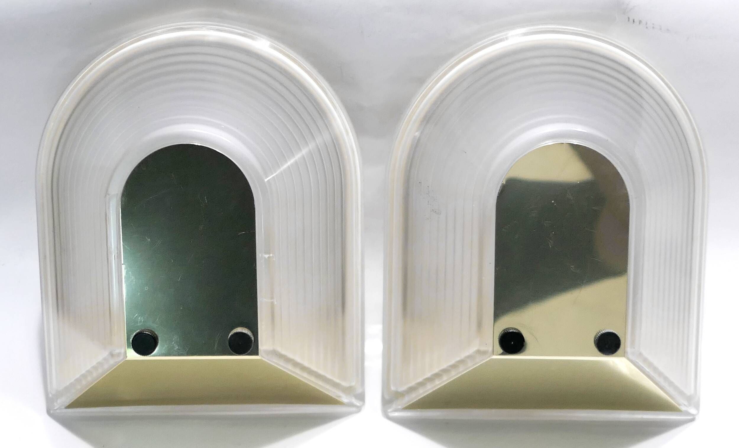 Prisma style art deco wall lights 1986/90 Italy