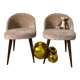 Vintage furry chairs