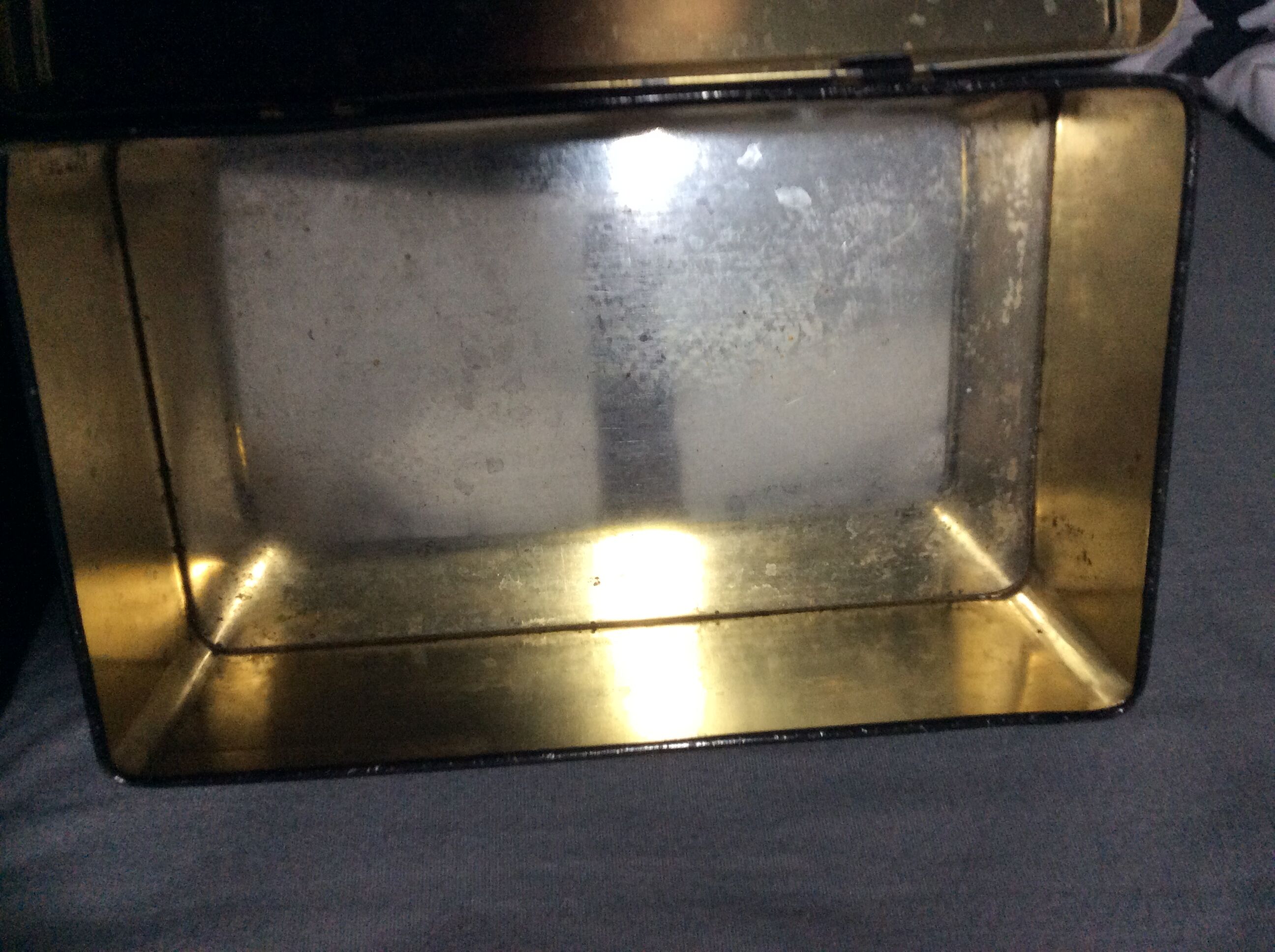 Vintage metal cookie box