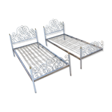 Old iron and brass beds