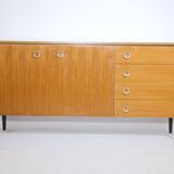 Teak vintage sideboard chest of drawers mid-century cabinet 60s