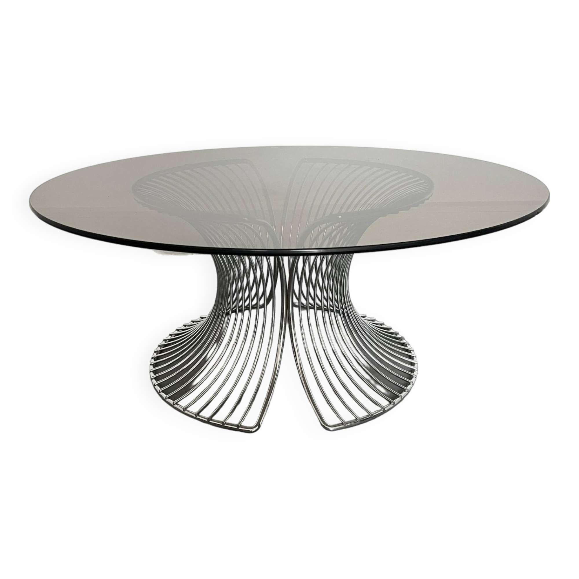 Coffe table smoke glass,1980s