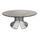 Table basse en verre fumé, années 1980