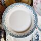 Lot de 6 assiettes plates terre de fer dépareillées