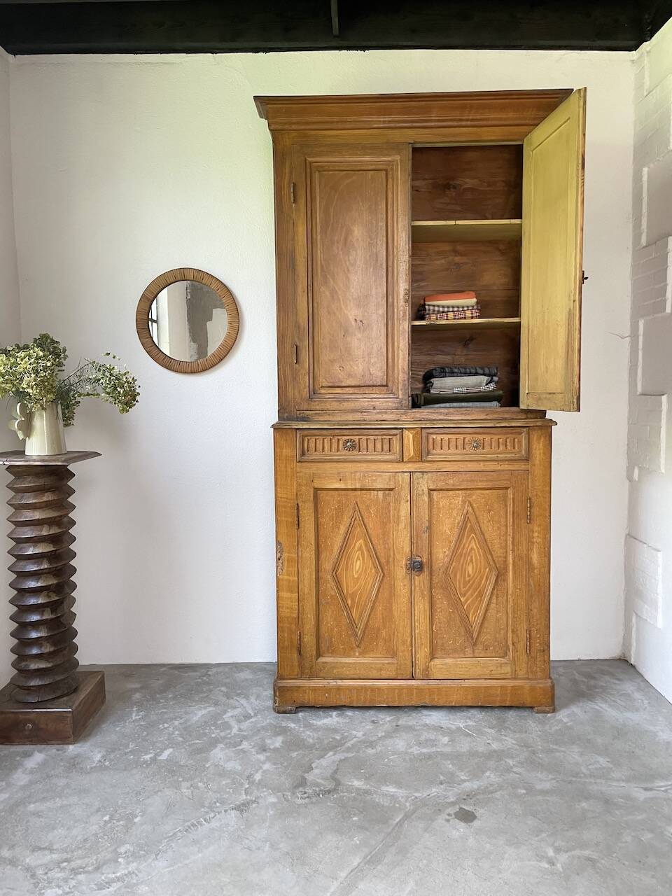 Two-body grocery cabinet, 1900
