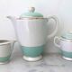 Coffee service earthenware from Lunéville for 6 people
