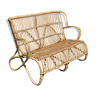 Vintage rattan sofa