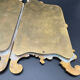 Triptych mirror, gilt bronze, circa 1900.