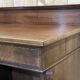 English 3-door mahogany bookcase from the 1950s