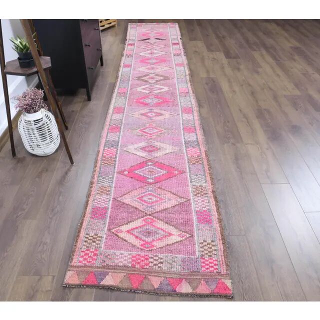 Turkish Oushak handmade runner 80x444
