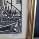 Print Barbara Bis, engraving, signed - Ref 1006