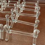 Set of 18 blown glass knife rests - Vintage