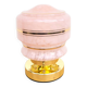 Lampe globe vintage en verre de Clichy rose