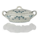 Vegetable dish Villeroy & Boch model "Clover - Klee", blue, 1890-1900