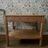 Antique wooden console