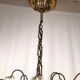 Chandelier with crystal pendants with seven lights, Louis XVI style