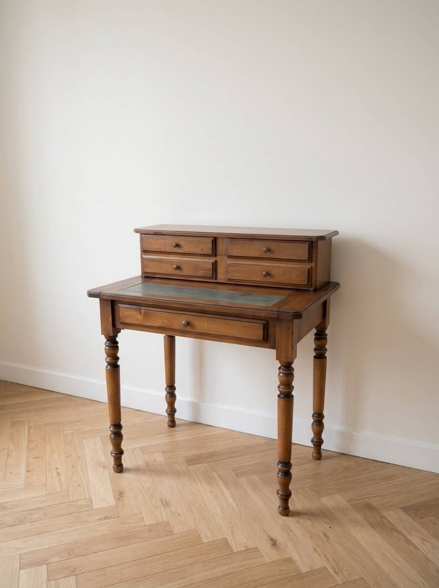 Bureau bonheur du jour style Louis Philippe en bois