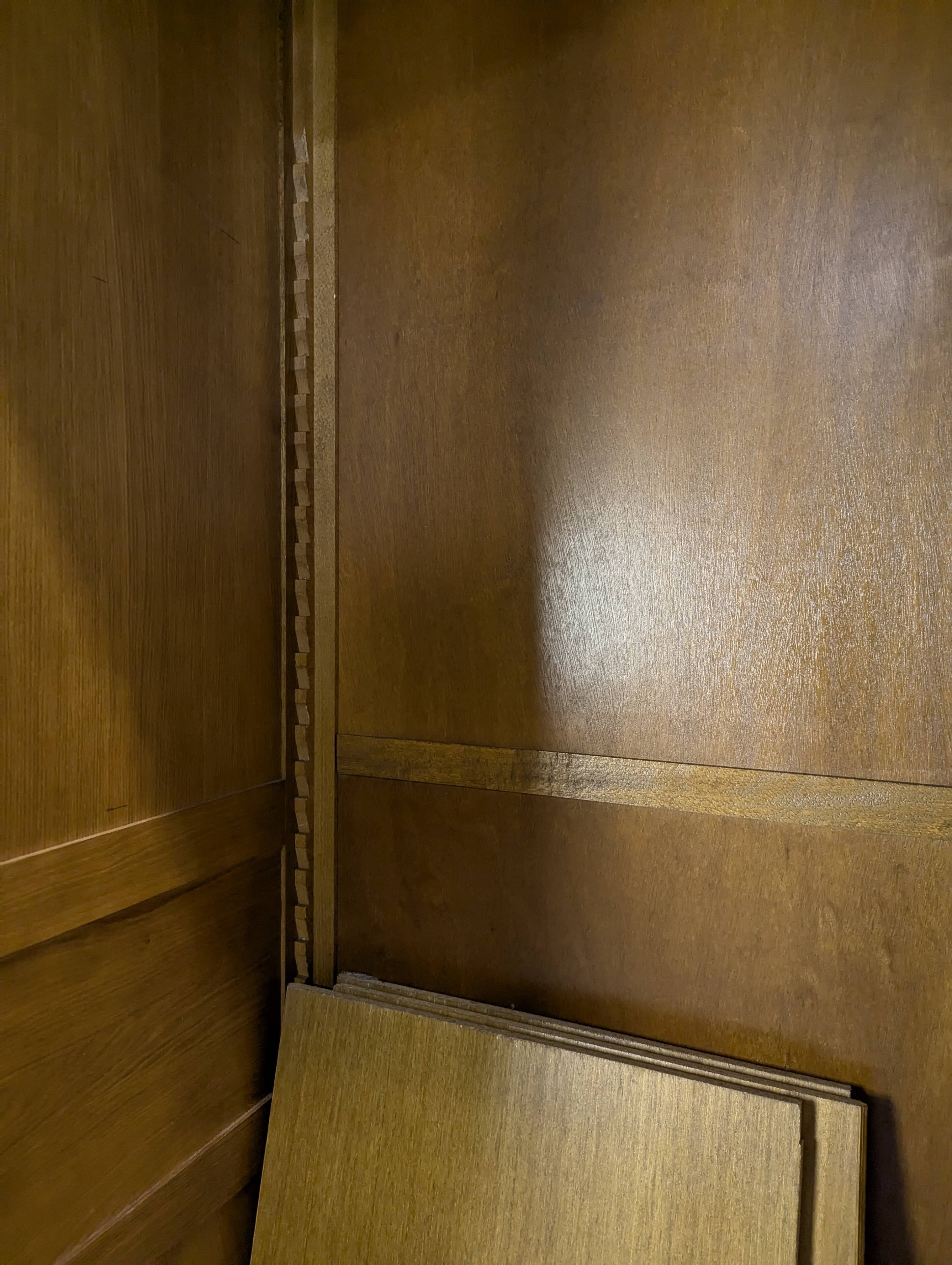 Oak dressing room wardrobe