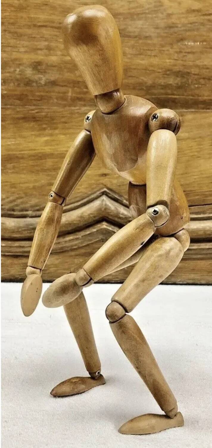 Former artist's studio mannequin