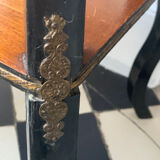 Napoleon 3 marquetry and bronze side table