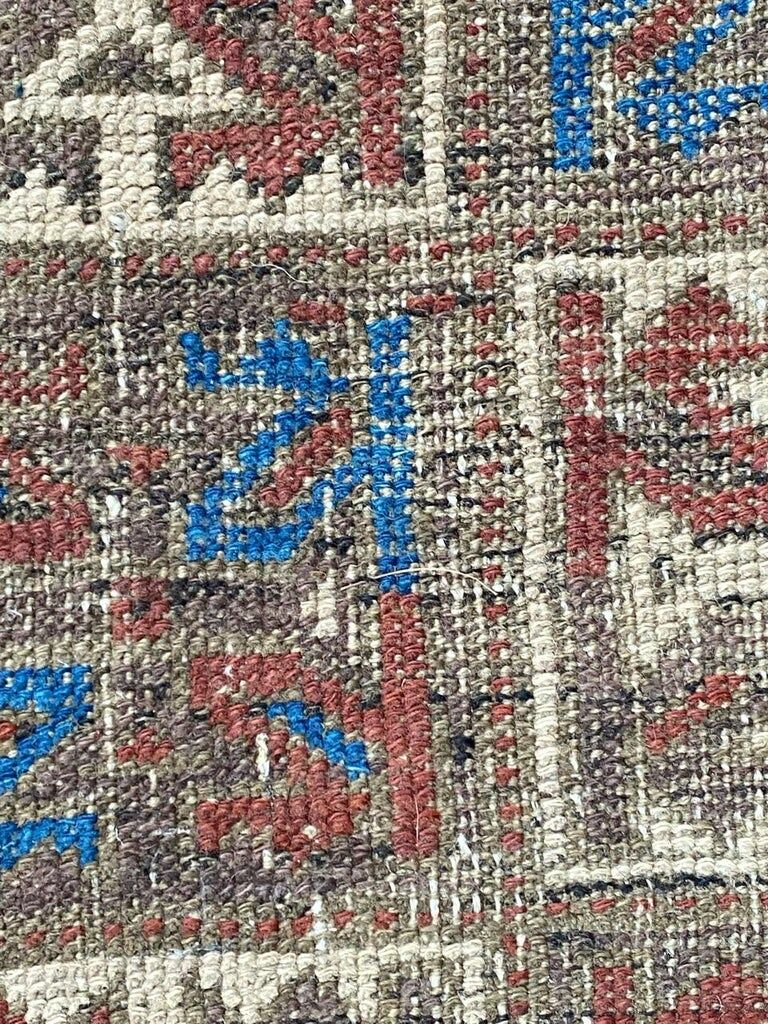 Ancient tribal baloch carpet 148x78 cm