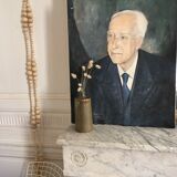 Portrait in oil on canvas