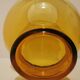 Apothecary pot, vintage XXL candy in 70s amber glass