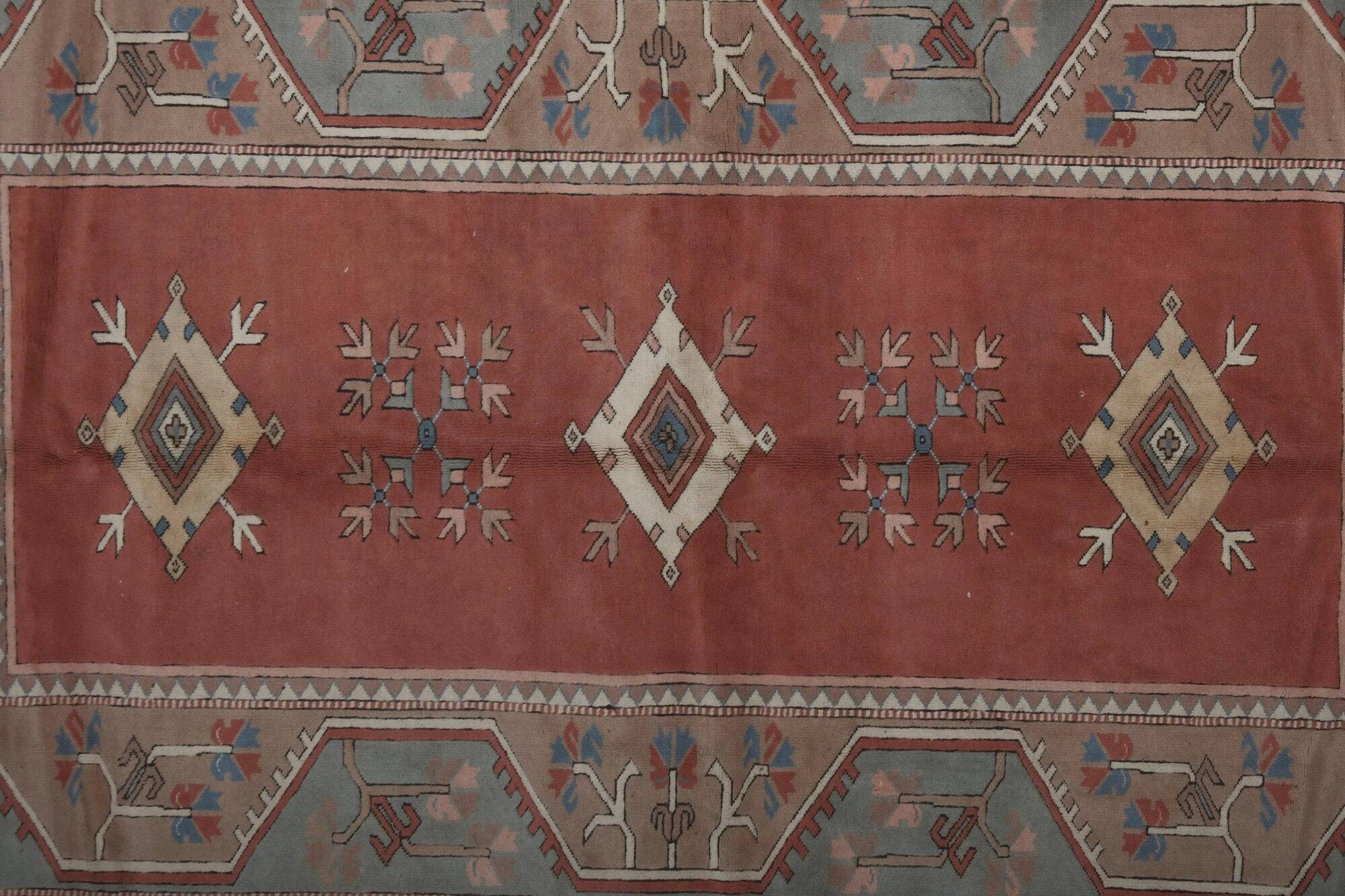 Vintage Turkish rug handmade 308x392 cm