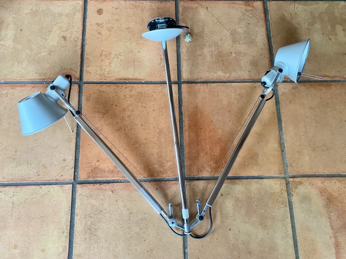 Pair of  hanging lamps Artemide Tolomeo