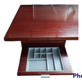 Desk 1960/1970 signed ciolino in accajou