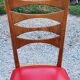 Set of 6 vintage Scandinavian style chairs from the 50s