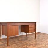 Mid-Century Danish Teak Desk by Gunnar Nielsen for Tibergaard, 1960s.