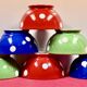Set of 6 small grandmother bowls in Longchamp porcelain.