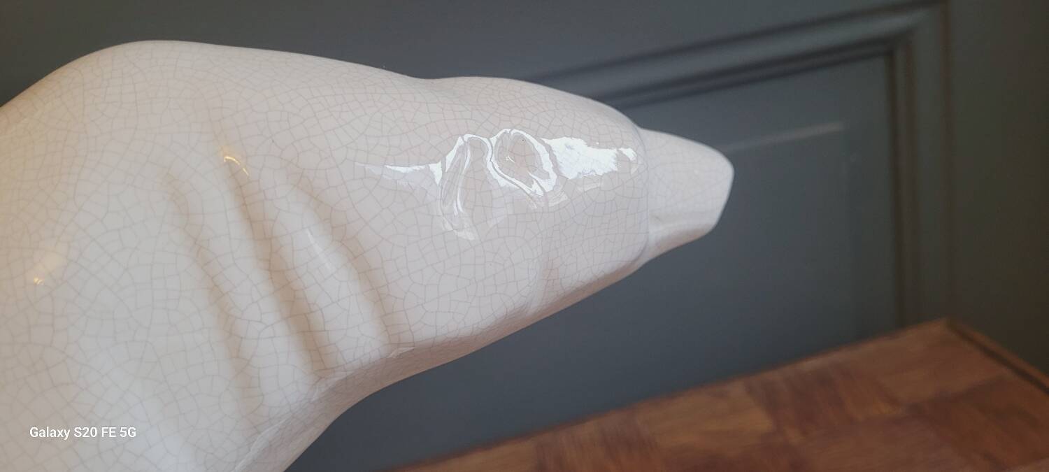 Cracked ceramic bear 1930