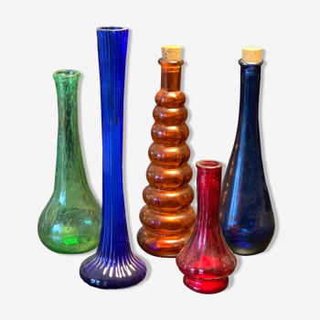 Lot de vases multicolore