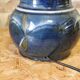 Glazed ceramic lamp base Blanot pottery