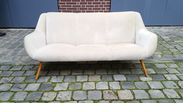 Canapé sofa années 50/60 original vintage design Organique