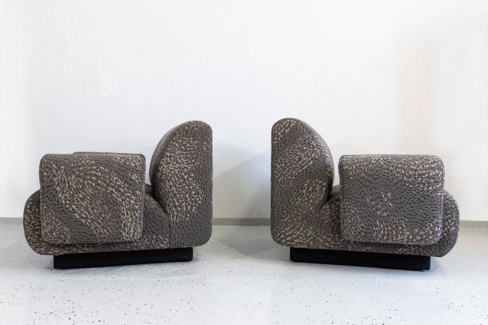 Modular lounge chairs/sofa by Eberhard Geißler, Oelsa, Germany, 1970s