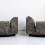 Modular lounge chairs/sofa by Eberhard Geißler, Oelsa, Germany, 1970s