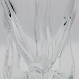 Large Pressed-Moulded Glass Vase "Swan" - Art Deco Style