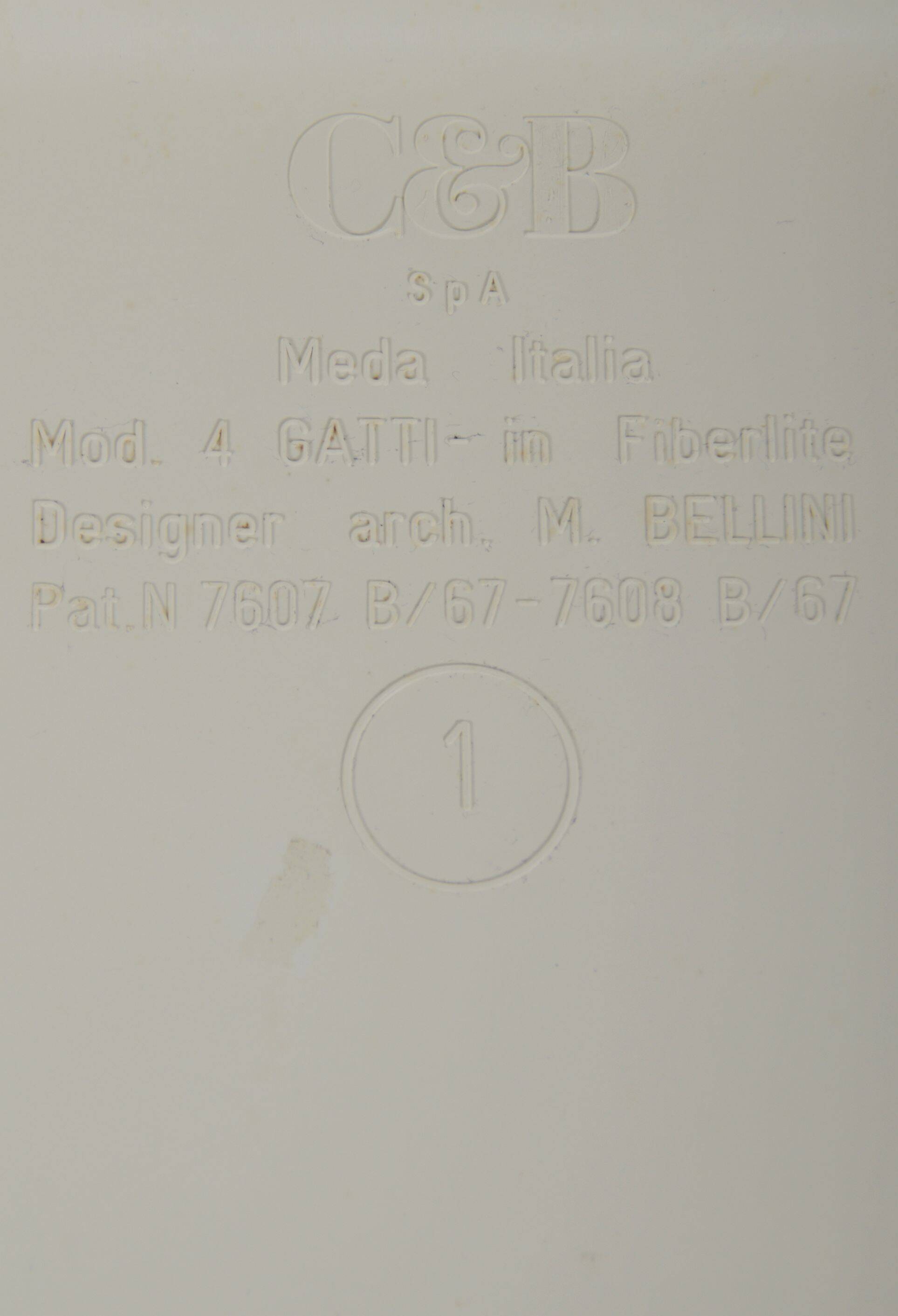 Quattro Gatti side table by Mario Bellini for C&B Italia, 1960s
