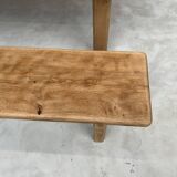 Solid oak bench from the 60s